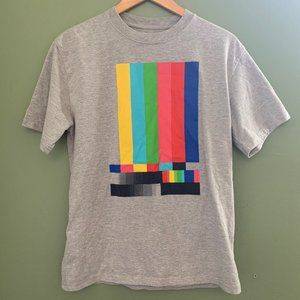 Original Use Graphic Color Bars Tee - Small